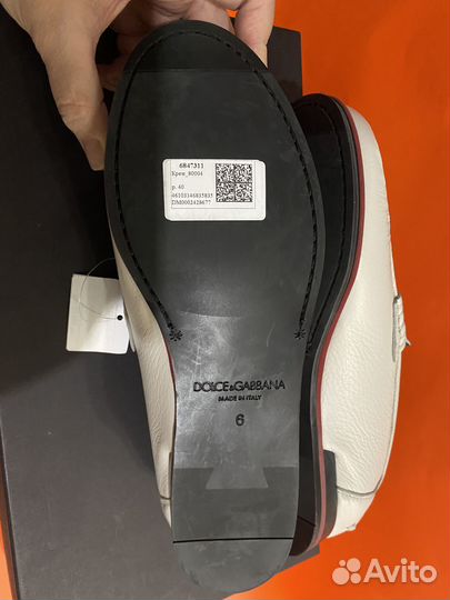 Dolce&Gabbana Мокасины мужские р.40