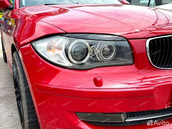 Накладки на фары BMW 1 E81 E82 E87 E88 черные