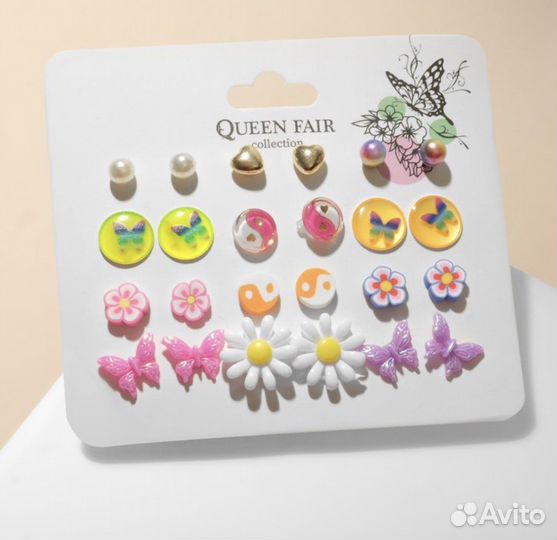 Серьги в ассортименте