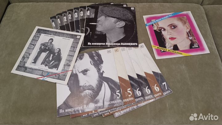 Пластинки виниловые (остатки)