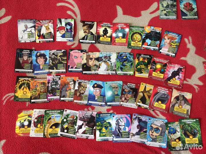 Карточки Черепашки Ниндзя бпо