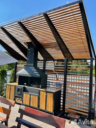 Мангальный комплекс из металла