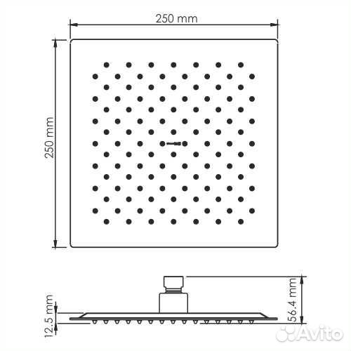 Душевая система wasserkraft Saale SET2827 белый матовый