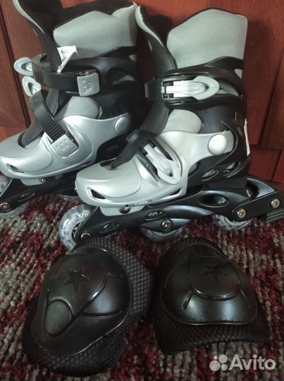 Роликовые коньки раздвижные новые
