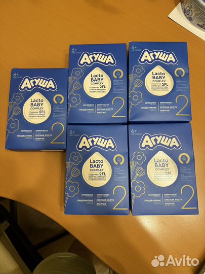 Детская смесь агуша 2