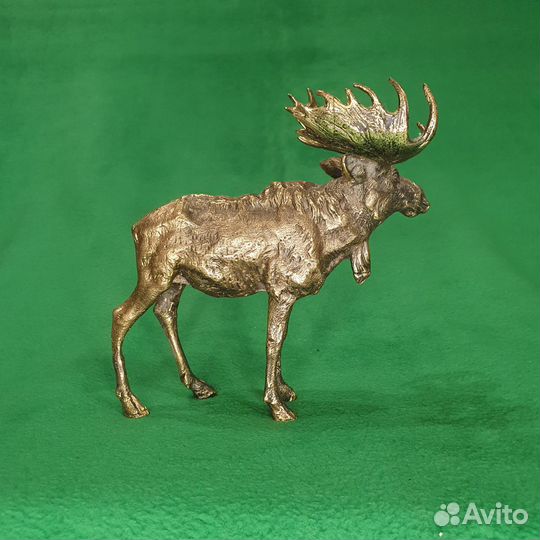Статуэтка из бронзы литая. Лось большой