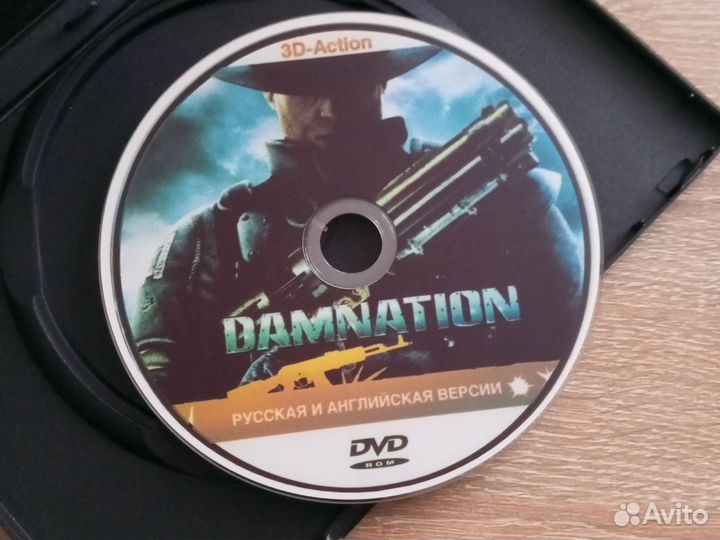Диск DVD с игрой damnation