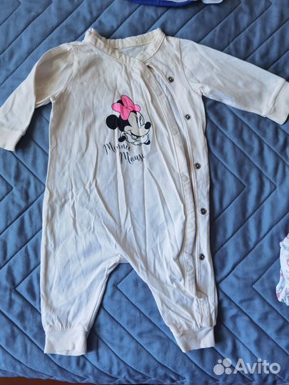 Вещи пакетом на новорожденного девочку 56 62