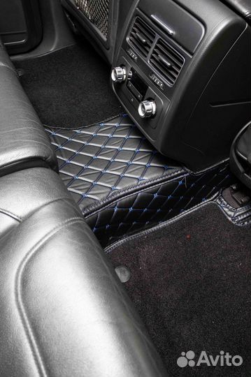 3D коврики из экокожи Volkswagen Touareg 2011