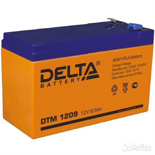 Батарея Delta DTM 1209, 12V 8.5Ah #129967