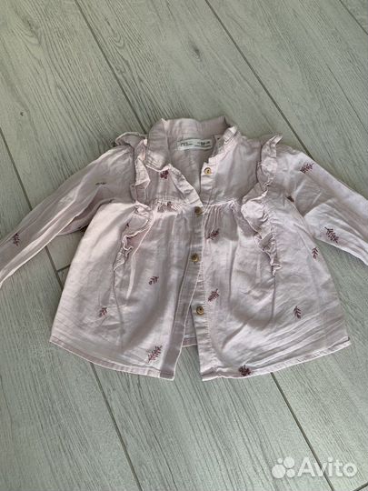 Рубашка zara для девочки
