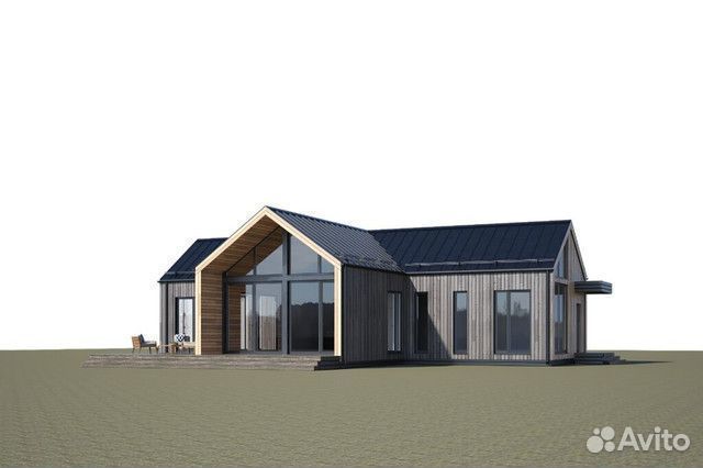 Каркасный дом под ключ 166м2 Барнхаус166