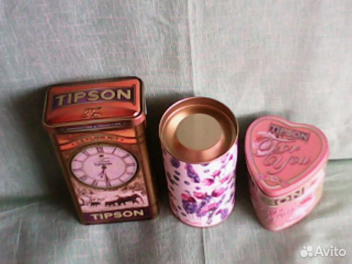 Жестяные коробки из под чая