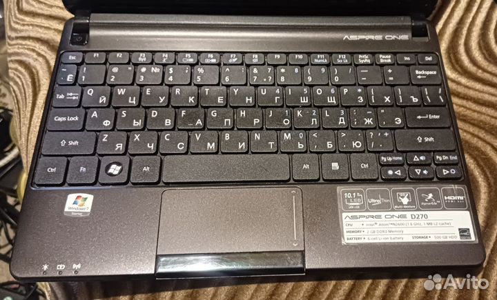 Нетбук Acer Aspire One D270