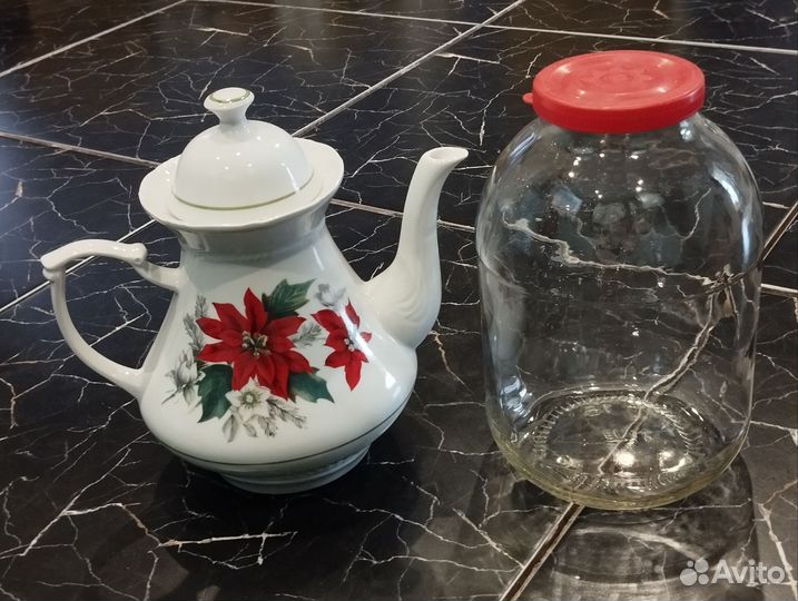 Чайник заварочный фарфоровый СССР