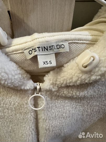 Пушистая кофта на молнии