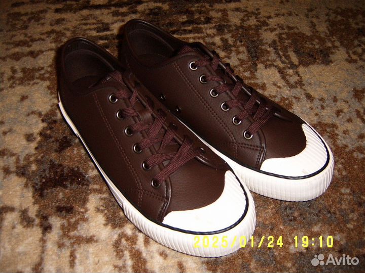 Кеды два мяча кожа