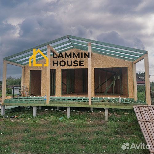 Дом из SIP-панелей, стиль Barn House