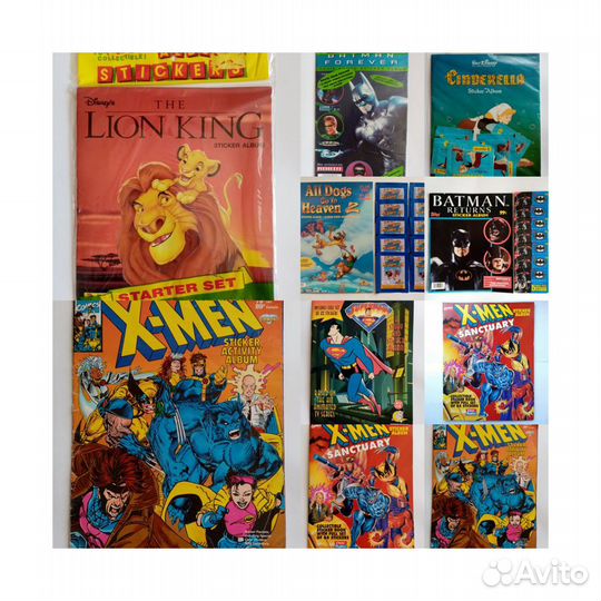 Альбомы для наклеек Panini / SkyBox / Baio / Topps