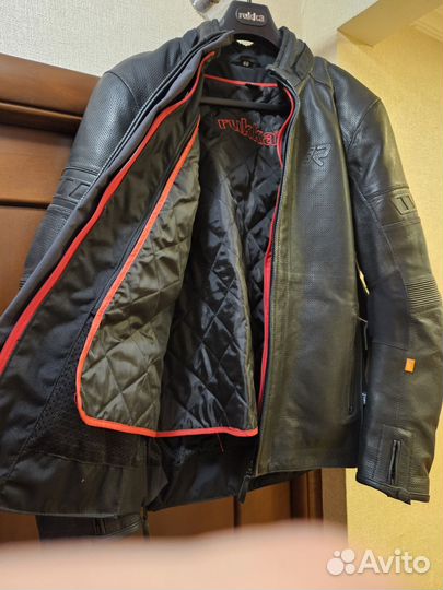 Мотокуртка кожаная мужская Rukka Aramos р.60