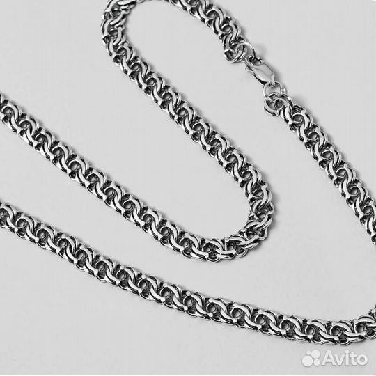 Серебряная цепь новая