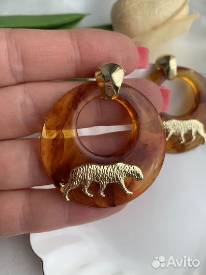 Крупные серьги