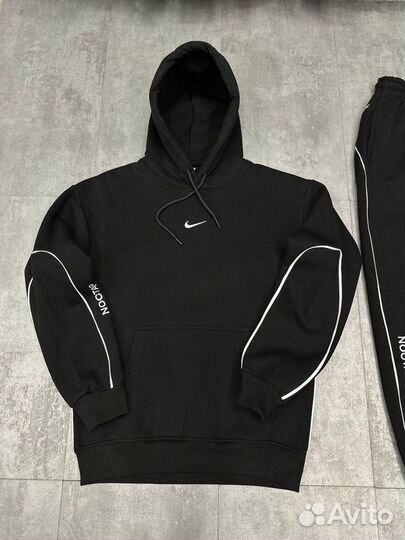 Спортивный костюм мужской nike tech fleece черный