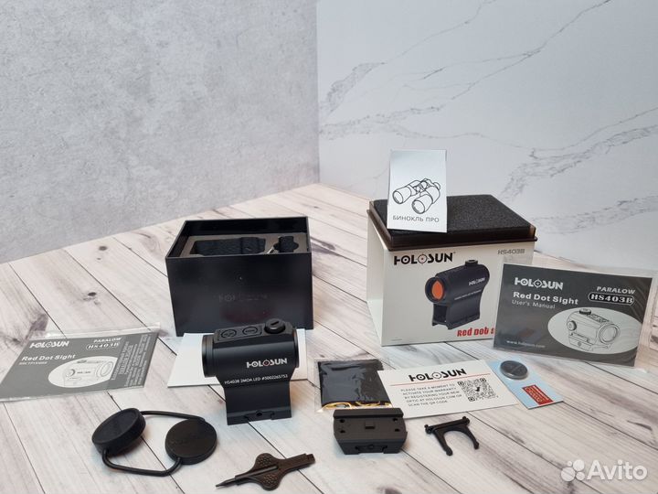 Коллиматорный прицел Holosun HS403B новый