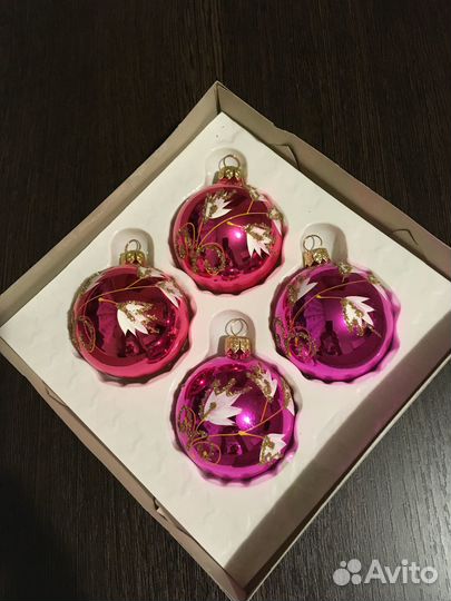 Ручная работа ф-ка Иней, 1995г/ Елочные украшения