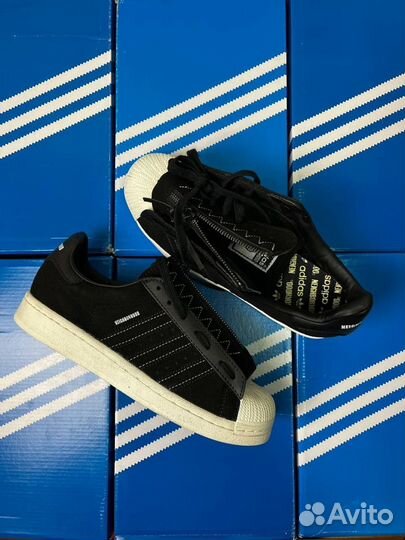 Adidas neighborhood X superstar 80S core black 41