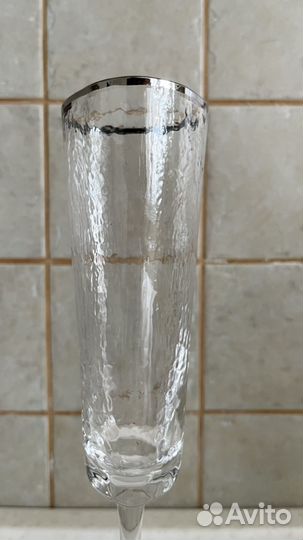 Бокалы для шампанского 2 шт новые