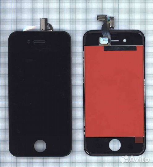 Дисплей для iPhone 4S Черный - Оптима