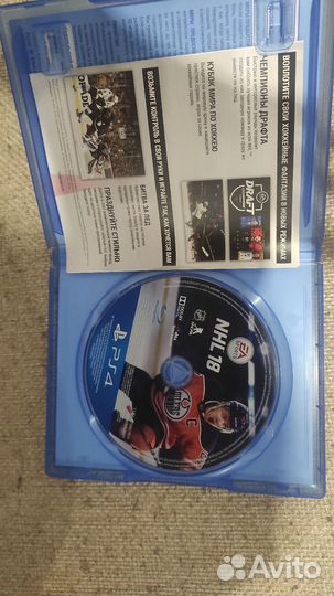 Диск на ps4 NHL 17