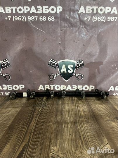 Рейка топливная(рампа) С форсунками Kia quoris 3.8