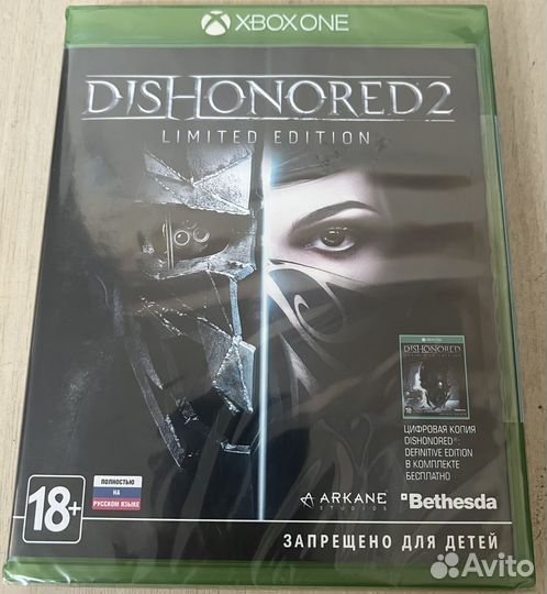 Dishonored 2 новый диск