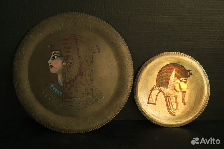 Настенные тарелки Египет чеканка СССР