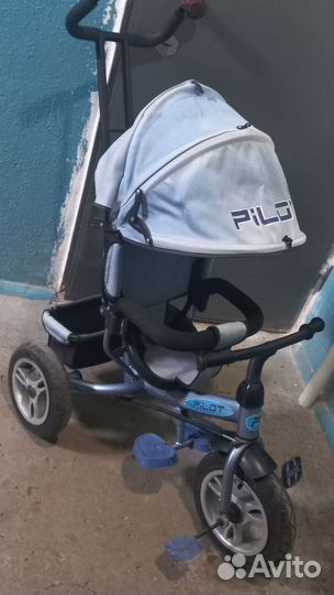 Велосипед коляска с ручкой