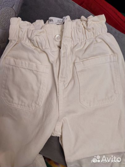 Джинсы zara для девочки 122