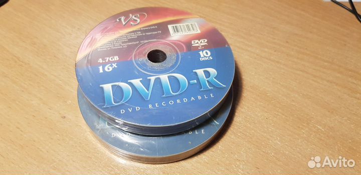 Чистые диски DVD-R