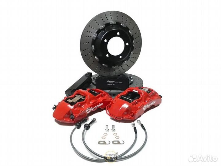 Тормозная система Brembo GT 6 порш Subaru Impreza