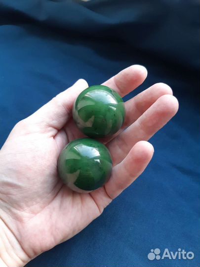 Нефритовые шары, шары натуральный нефрит