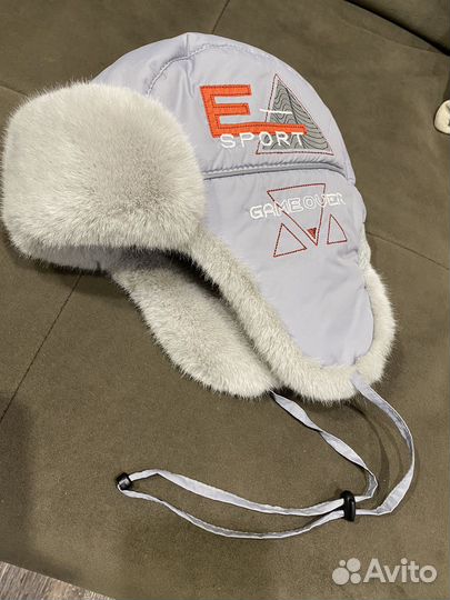 Шапка ушанка детская зимняя