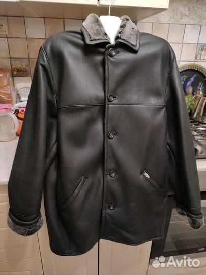 Дубленка натуральная мужская 50 52