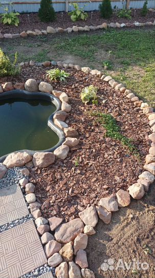 Кора сосны мульча