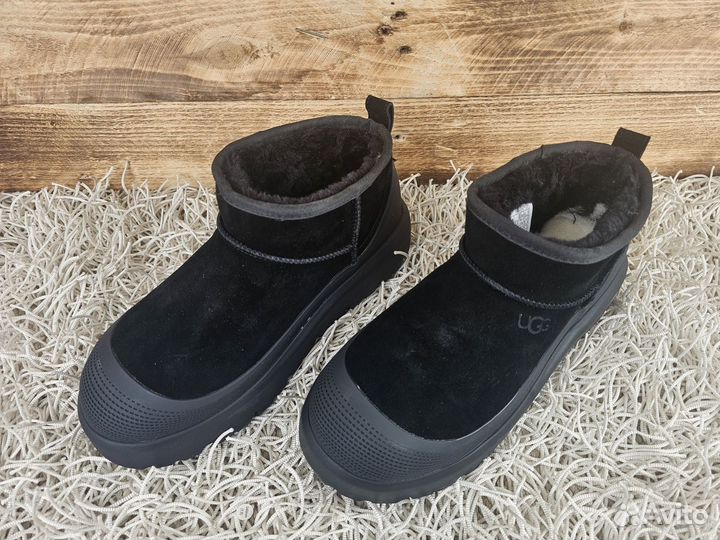 Угги UGG Men Ultra Mini Hybrid Black оригинал