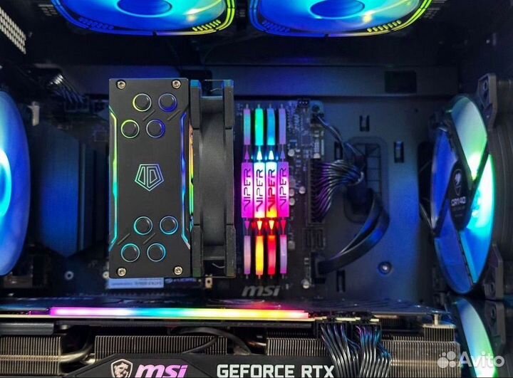 Новый мощный игровой пк на I9-10910 RTX 3070TI-8Gb