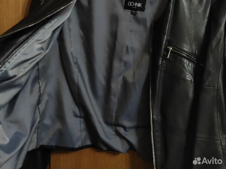 Куртка кожаная натуральная 48