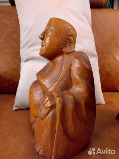 Хотэй, статуэтка из железного дерева