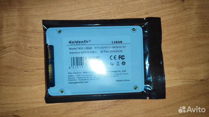 SSD диск 128 гб Новый SATA