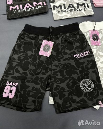 Шорты bape x inter miami